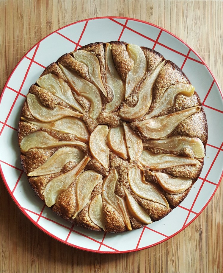 pear almond cake